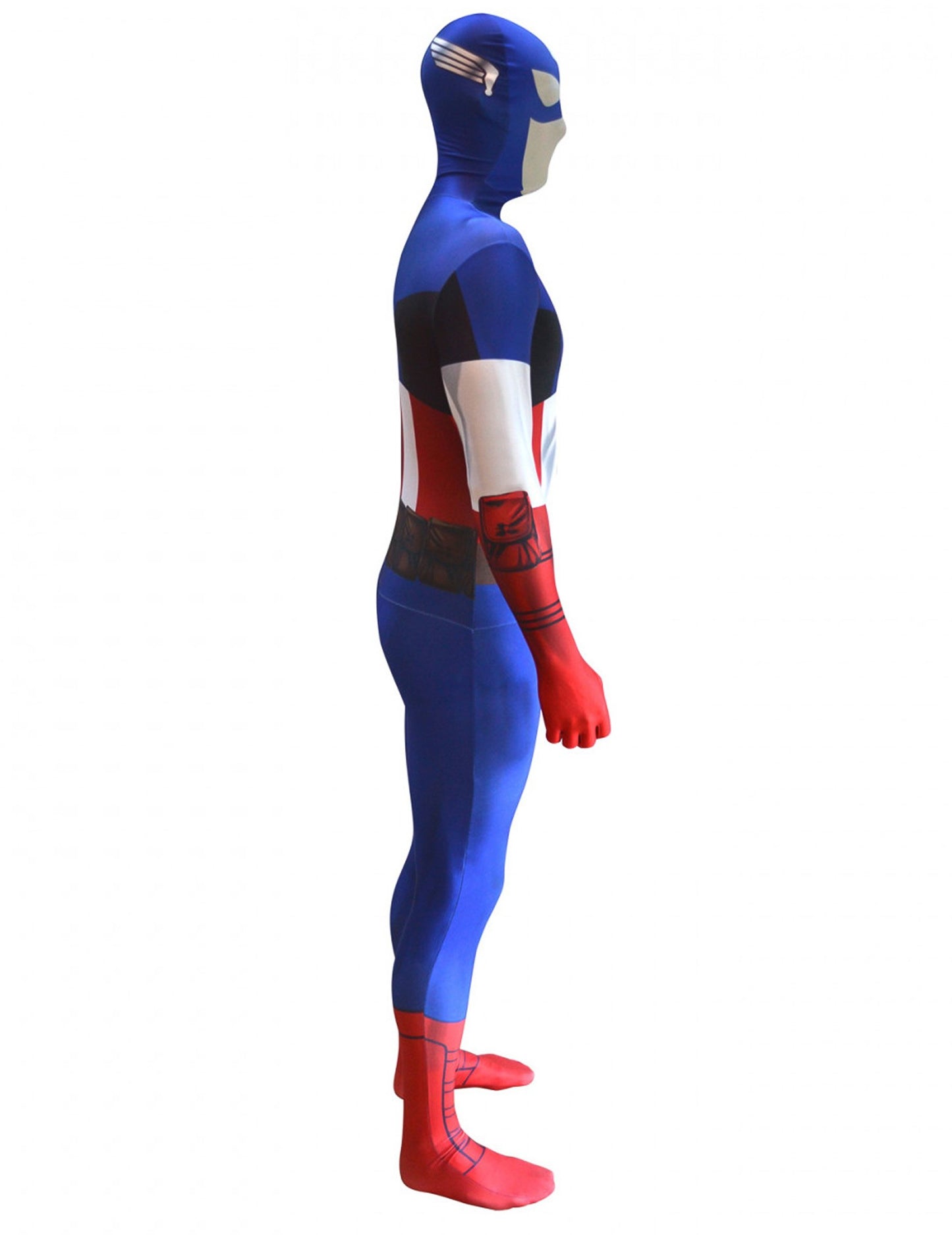 Klasični kapetan Amerike odrasli morphsuits maskira