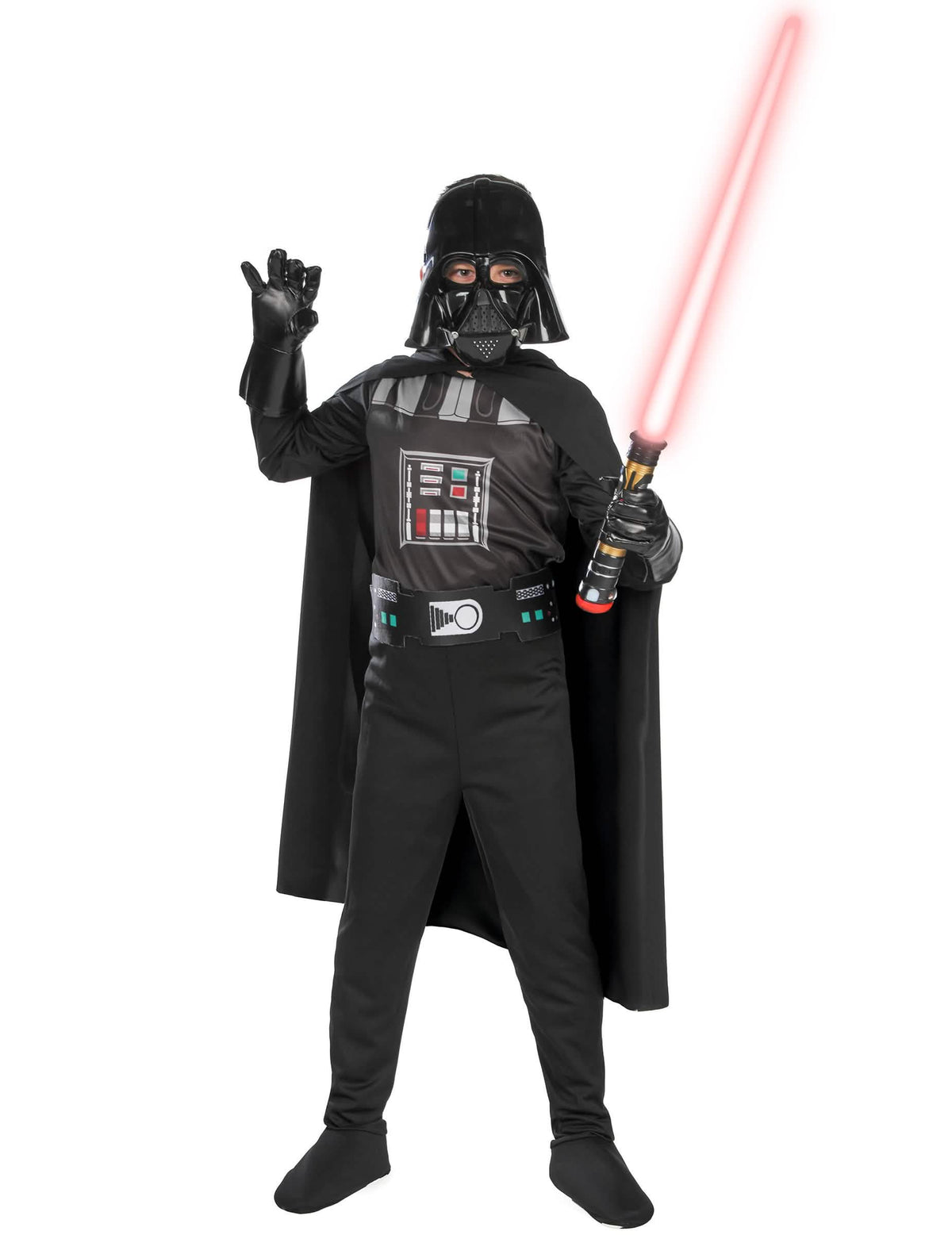 Crveni svjetlosni mač za ruku klasičnog kostima Darth Vadera za dječak