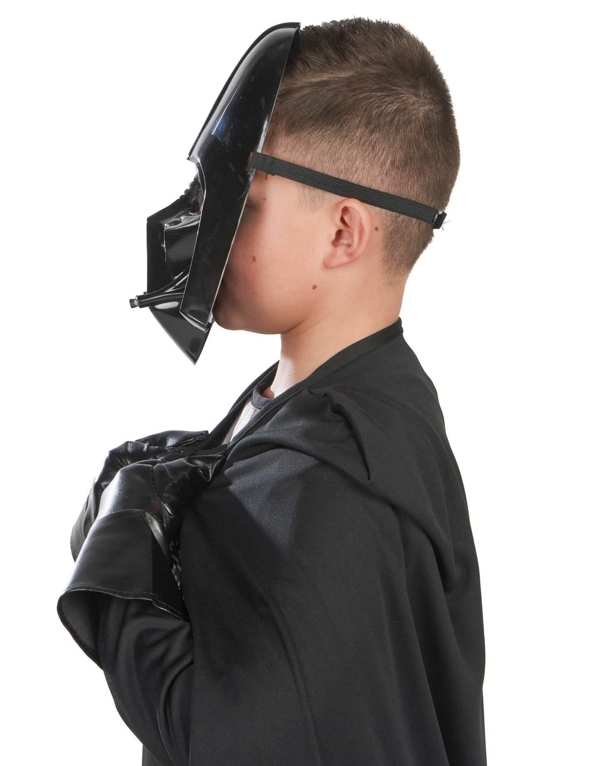 Bočni pogled na masku klasičnog kostima Darth Vadera za dječaka