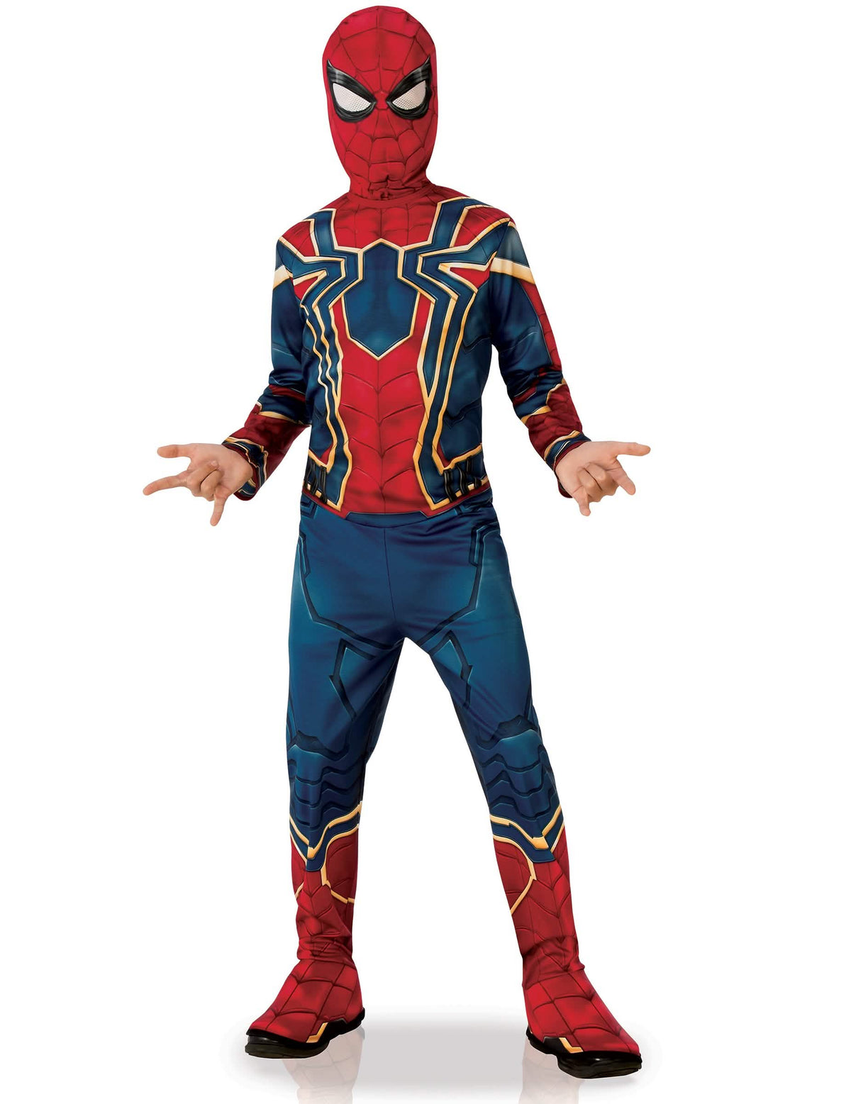 Klasični kostim Iron Spider Infinity War™ za dječak crvena plava i zlatna