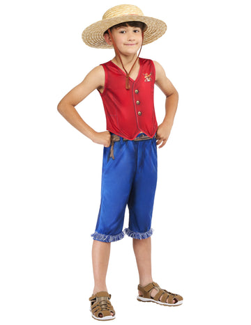 Klasični Luffyjev One Piece kostim