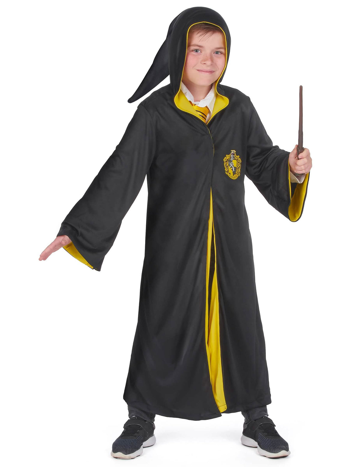 Klasični kostim Poufsouffle Harry Potter za dijete crna i žuta