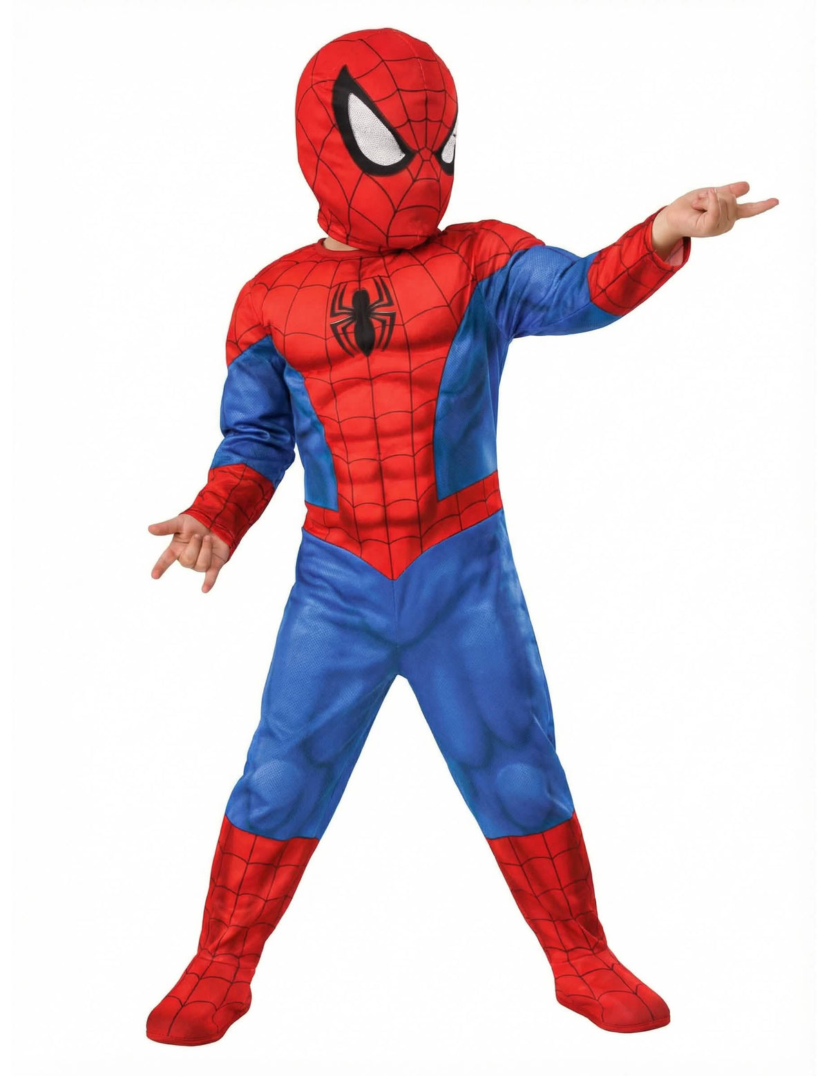 Poza akcije klasičnog kostima Ultimate Spiderman™