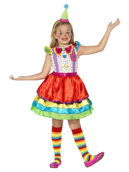 Višebojna djevojka kostim clown djevojka