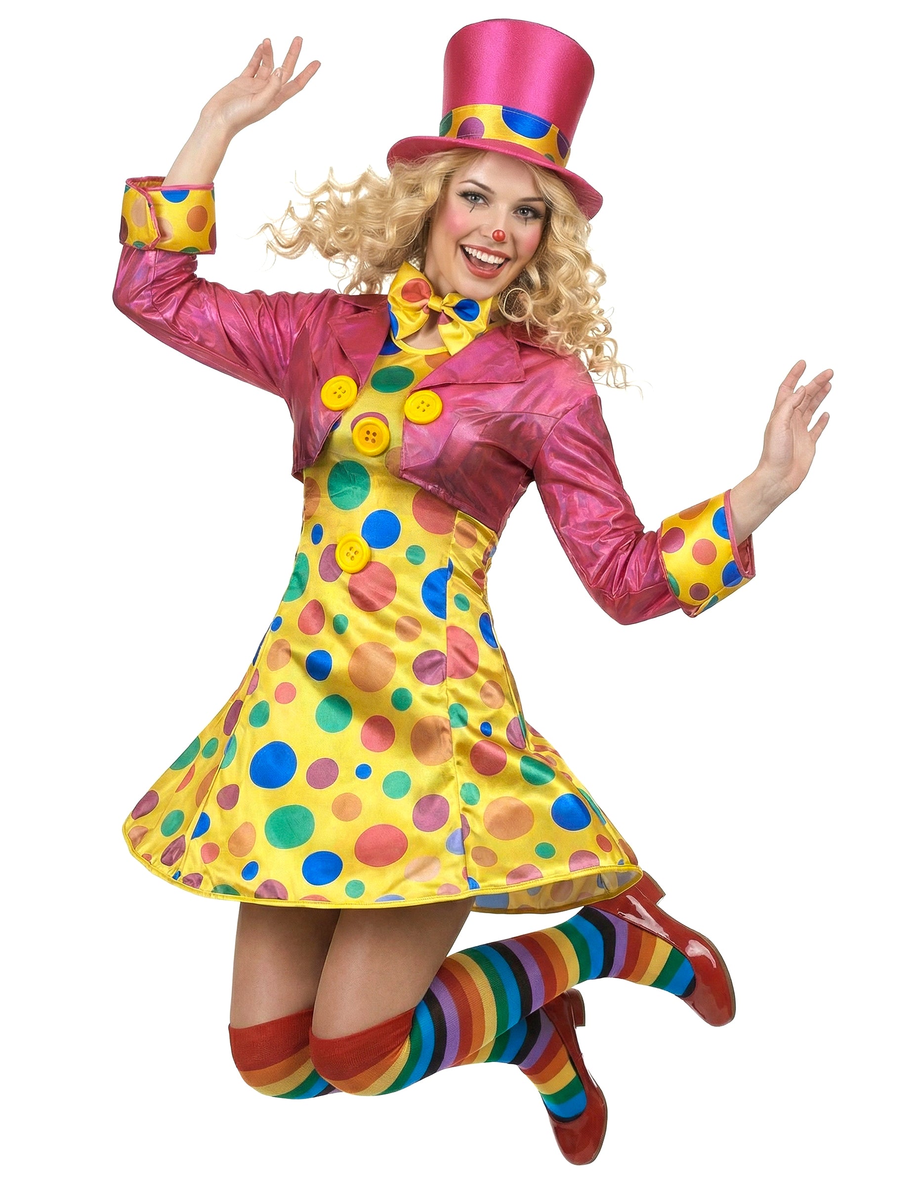 Pregled smiješnog kostima klauna za žene