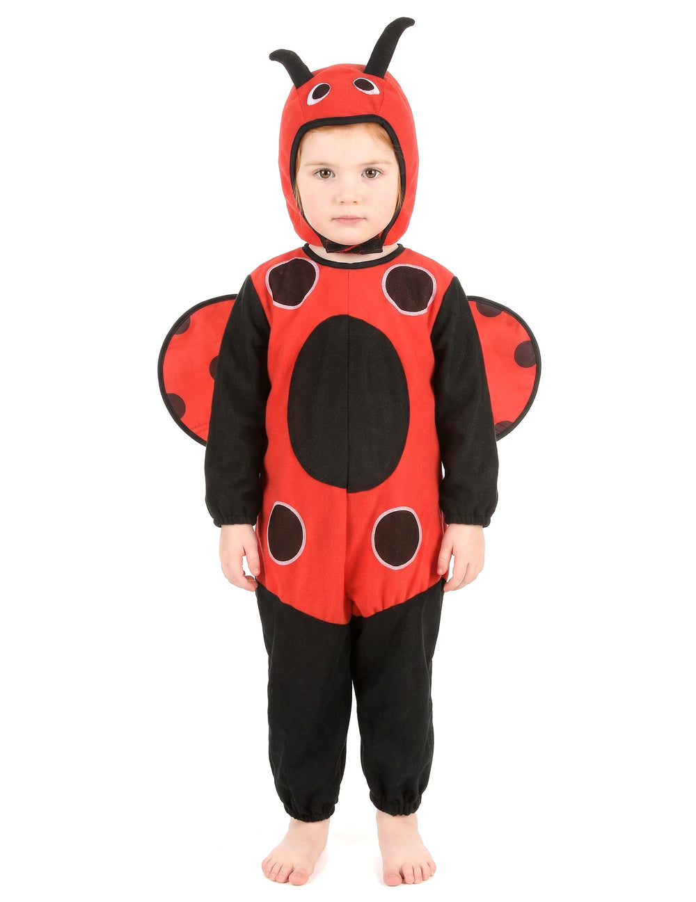 Vue de face du déguisement de coccinelle