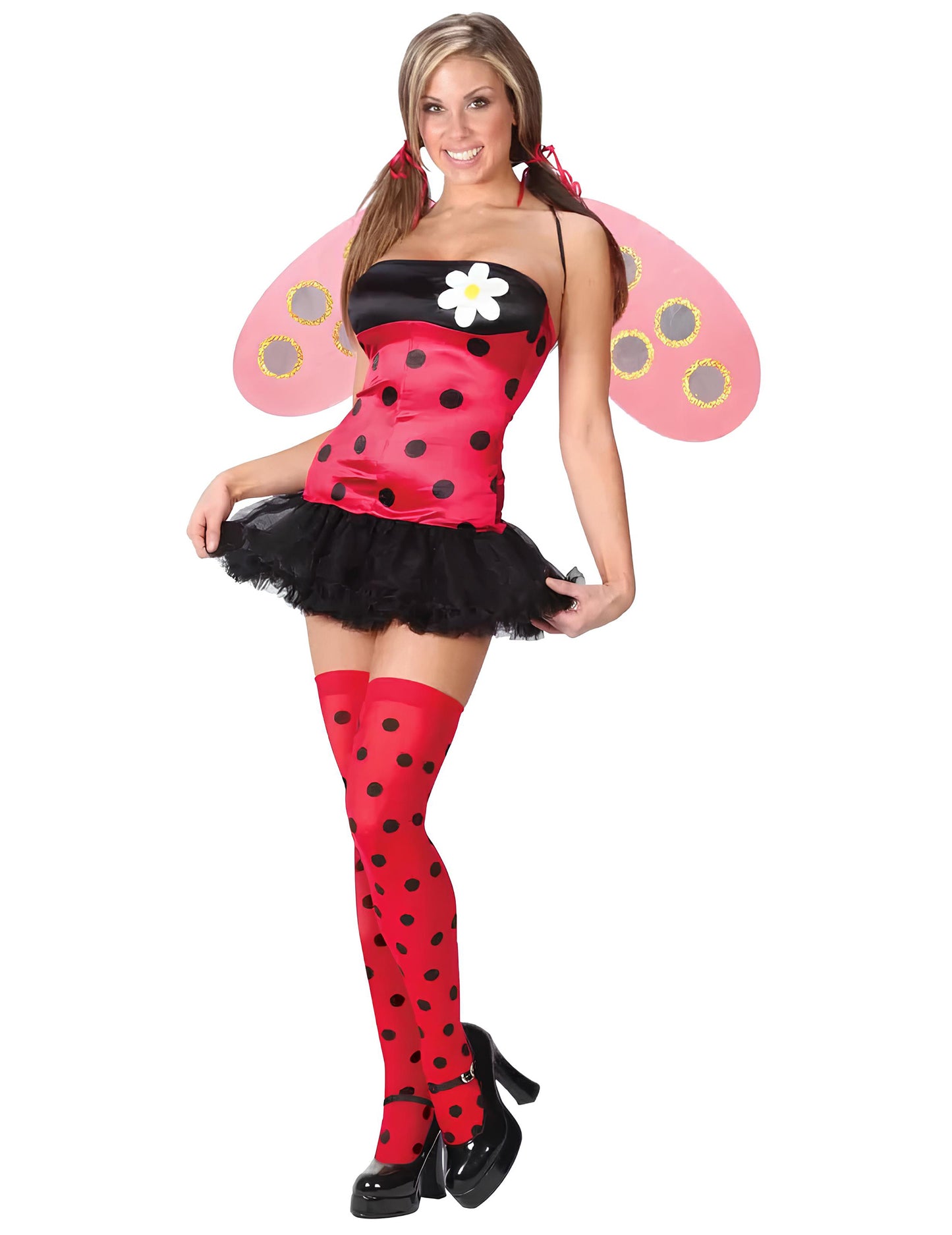 Kostim bubamare za žene crveno-crni DE 