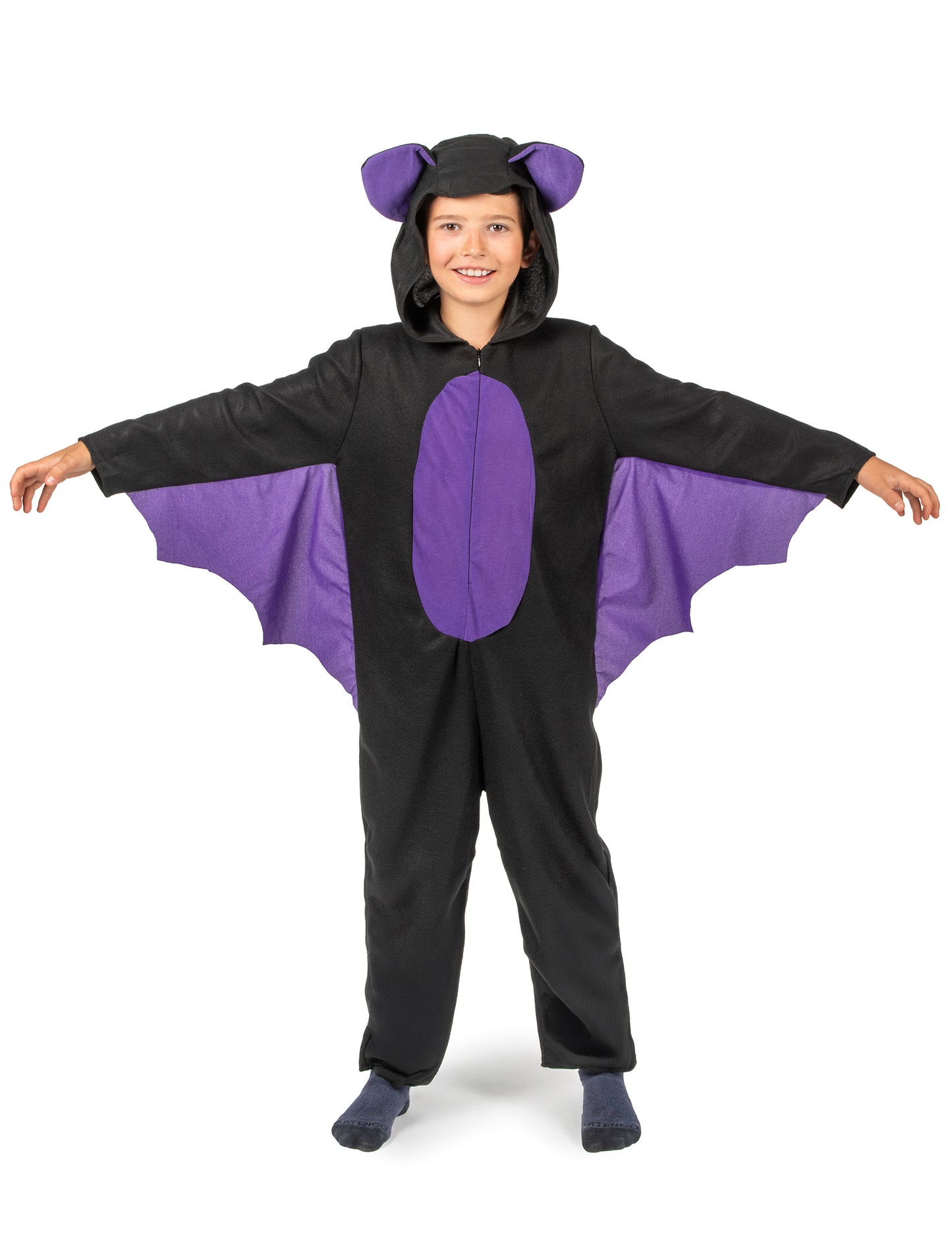 Kombinirani kostim crnog i ljubičastog dječaka