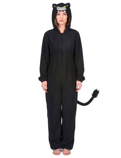 Déguisement combinaison panthère noire femme