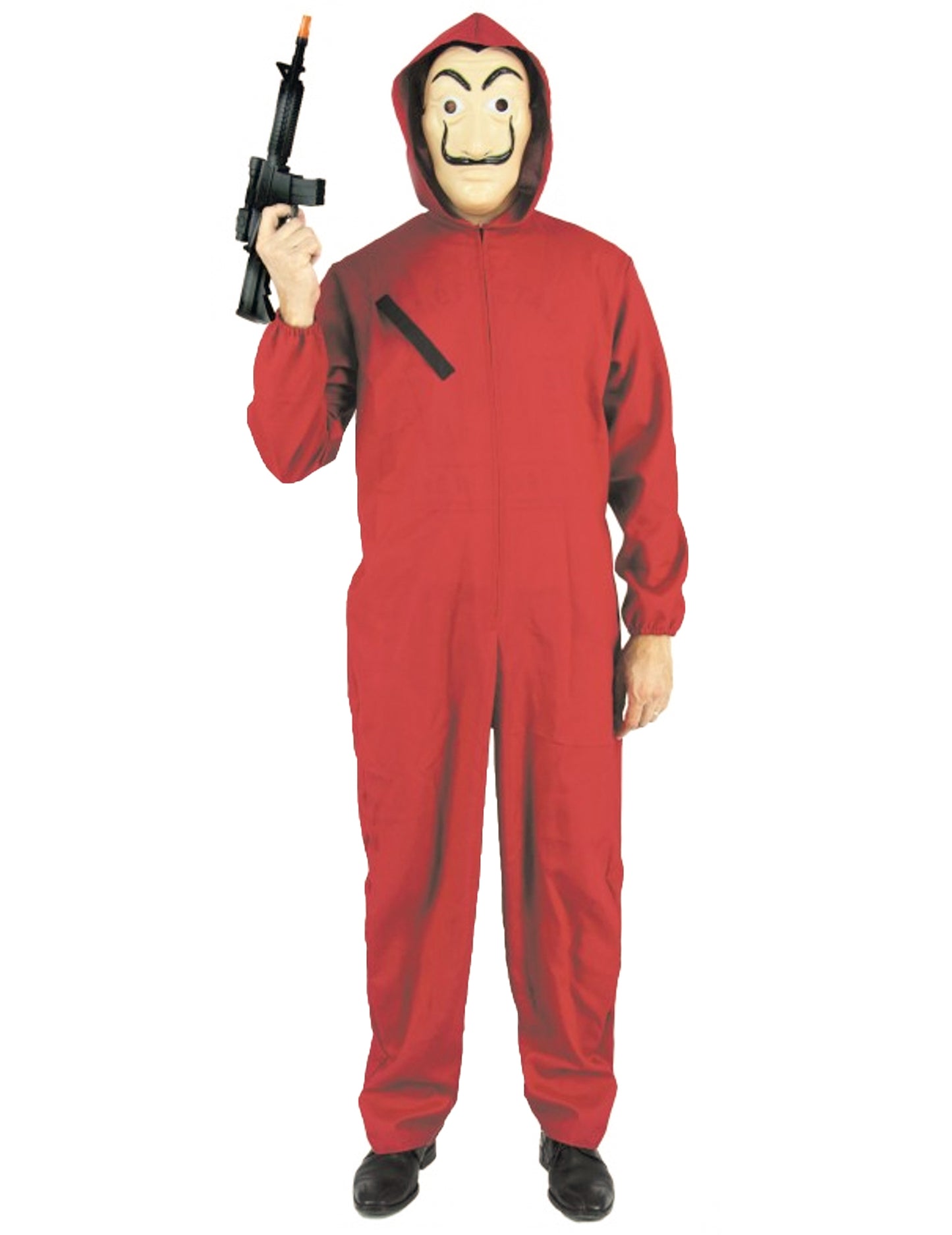 Kostim crveni kombinezon lopova za odrasle 