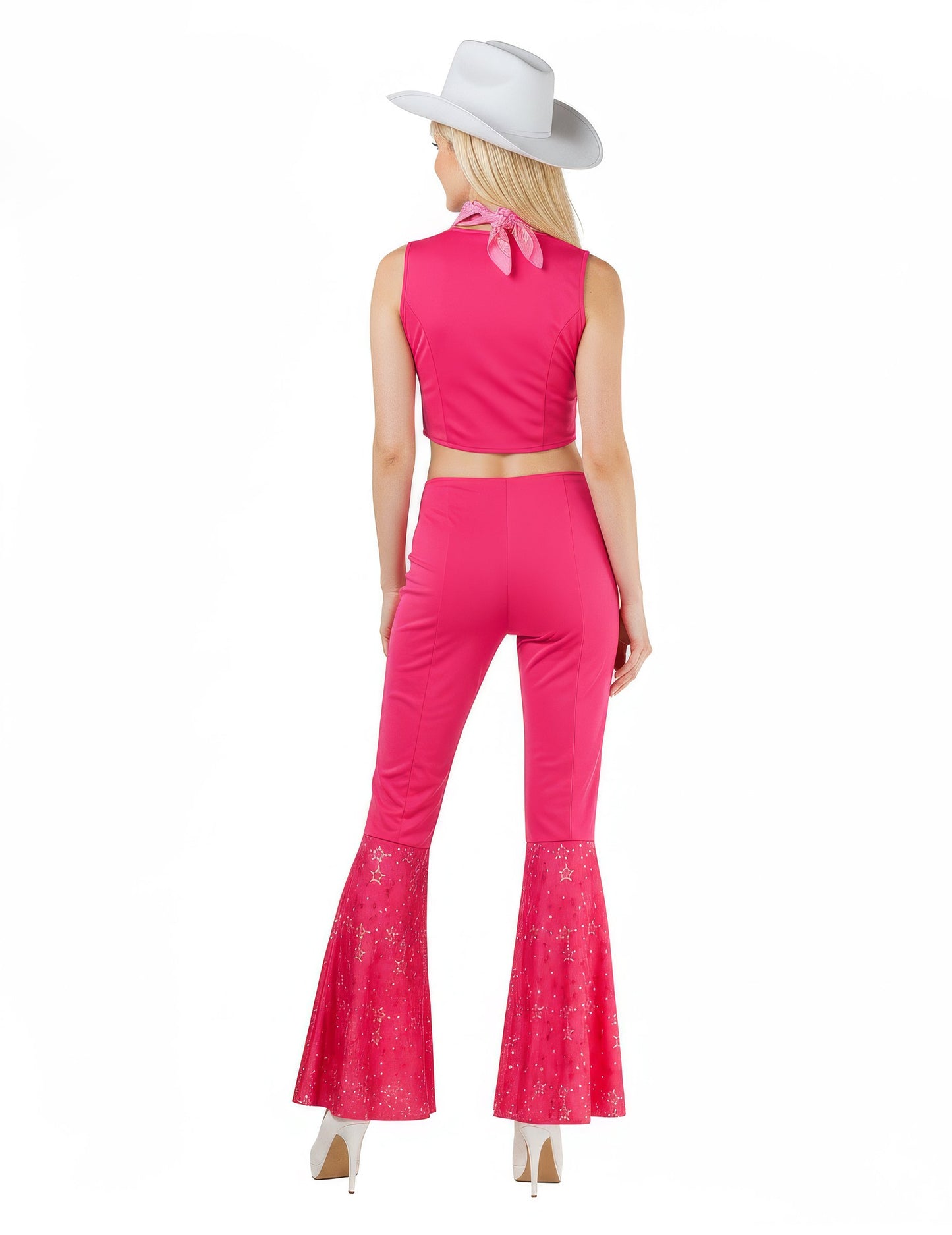 Kompletna kostim kauboja ružičasta seksi žena