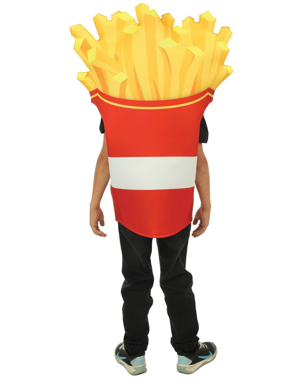 Vue de dos du déguisement Cornet de frites