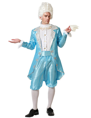 Muški plavi dvorski kostim