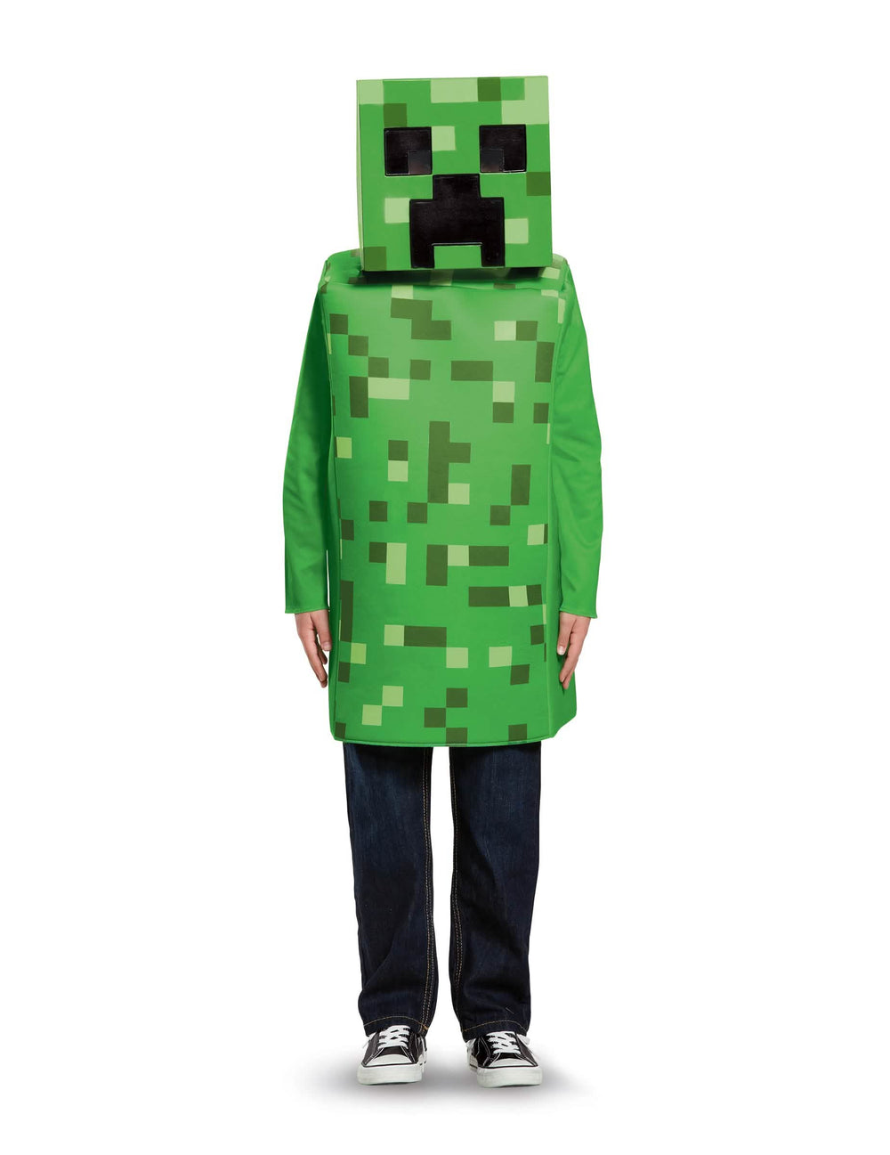 Prednji prikaz Minecraft kostima Creeper za dijete