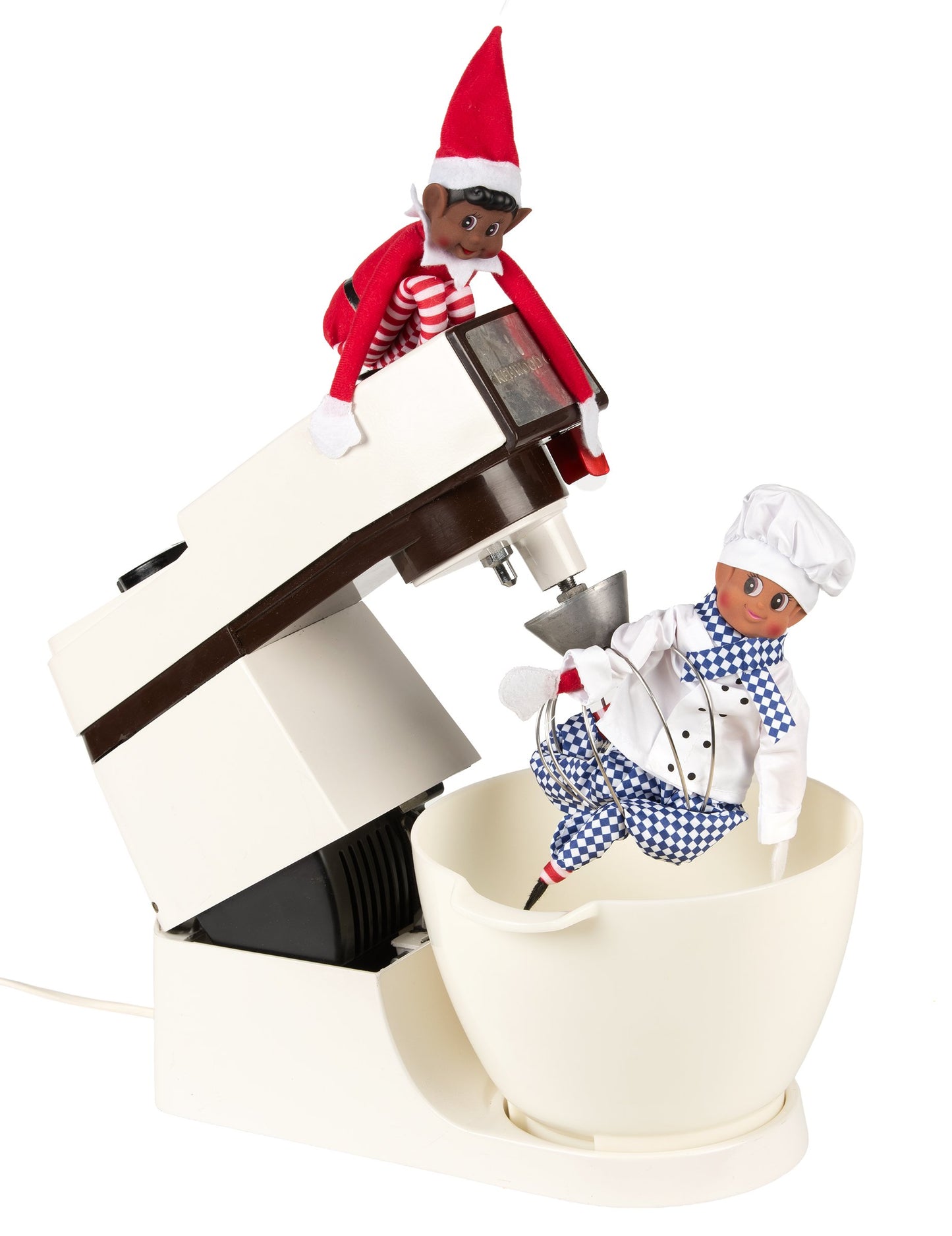 Kostim kuhara od 4 dijela za nestašnu lutku vilenjaka