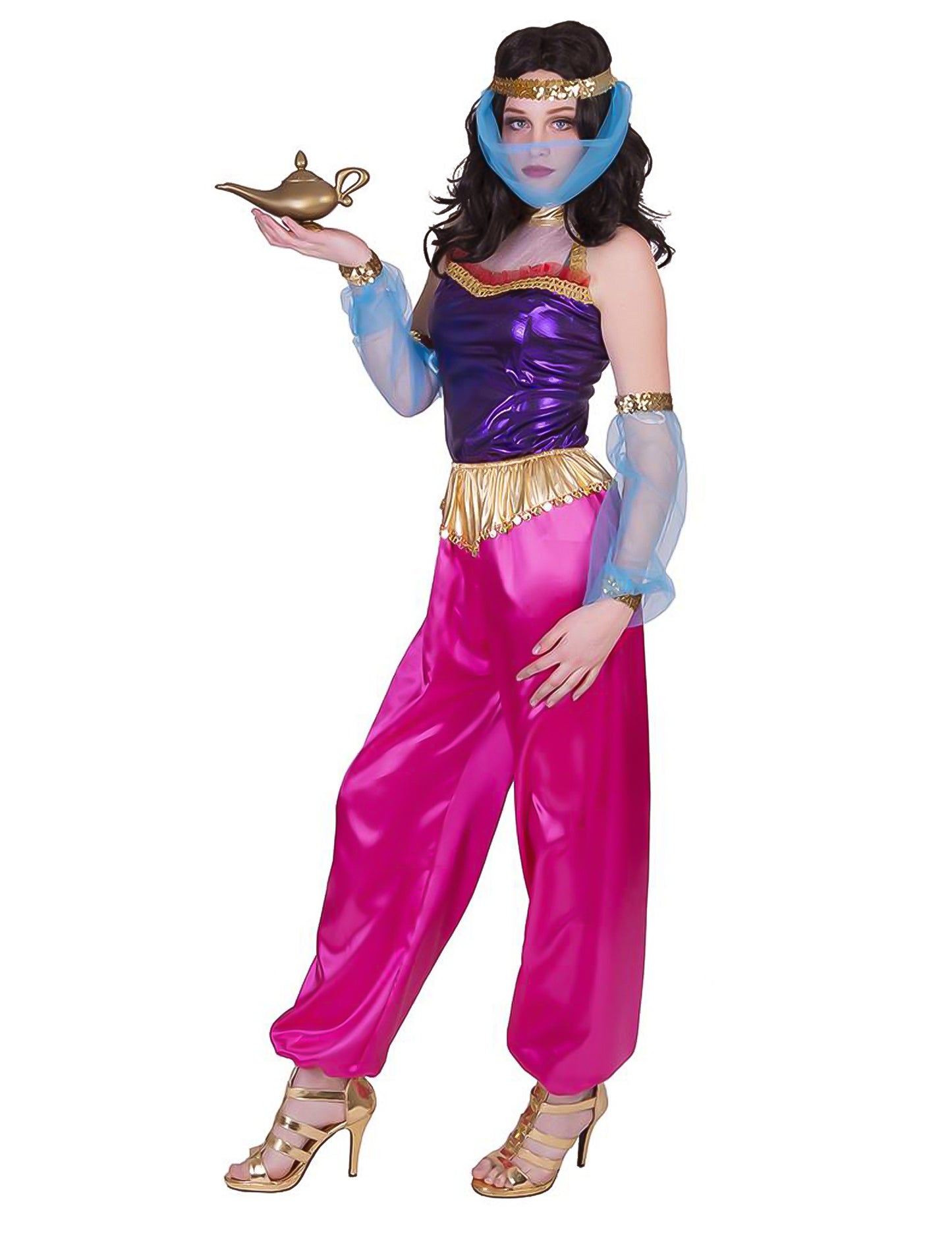 Orijentalni plesač kostim sa ženskim glavama