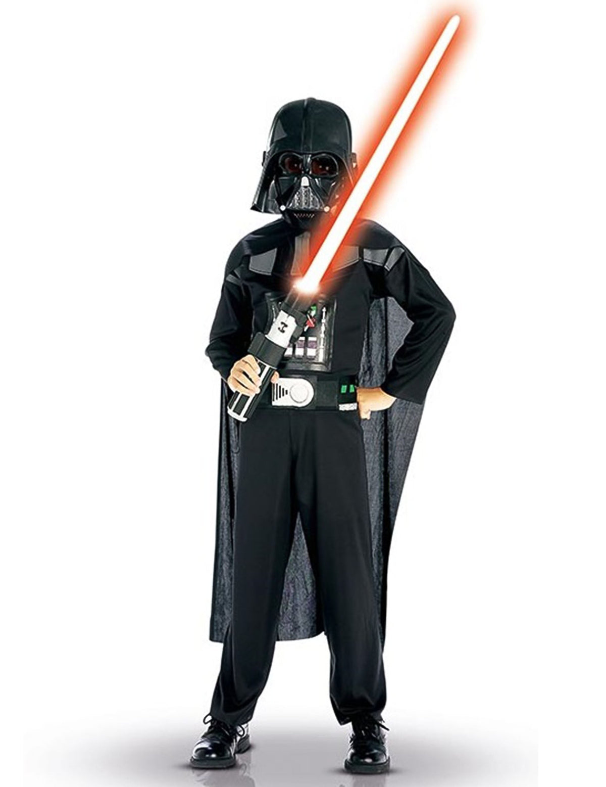 Déguisement Dark Vador Star Wars pour garçon noir avec masque et cape