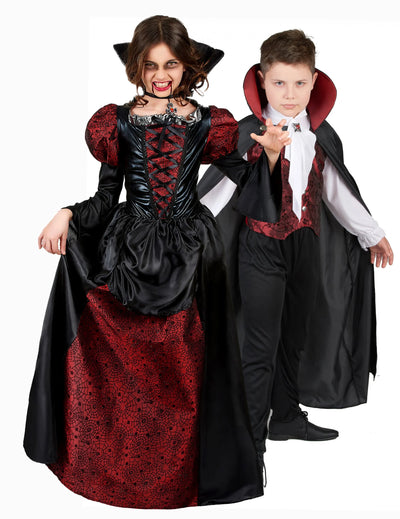 Elegantni vampirski kostim za par djece