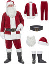 Vue de face du déguisement de Père Noël