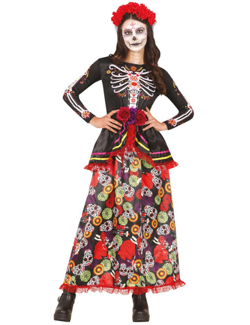 Šareni dia de los muertos kostim za žene