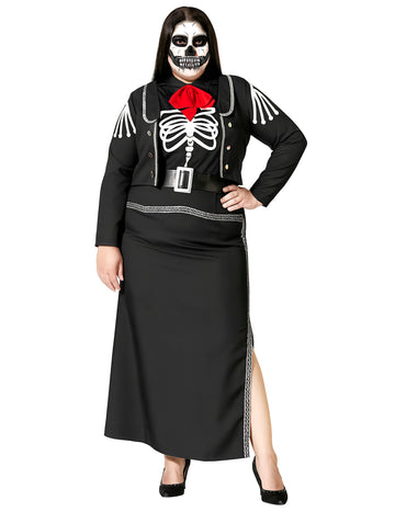 Dia de los Muertos kostim za žene plus veličina