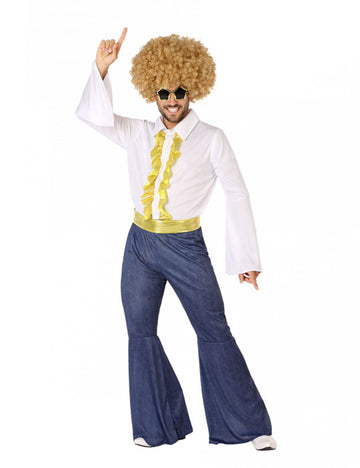 Disco kostim s efektom trapera i zlatne boje za muškarce 