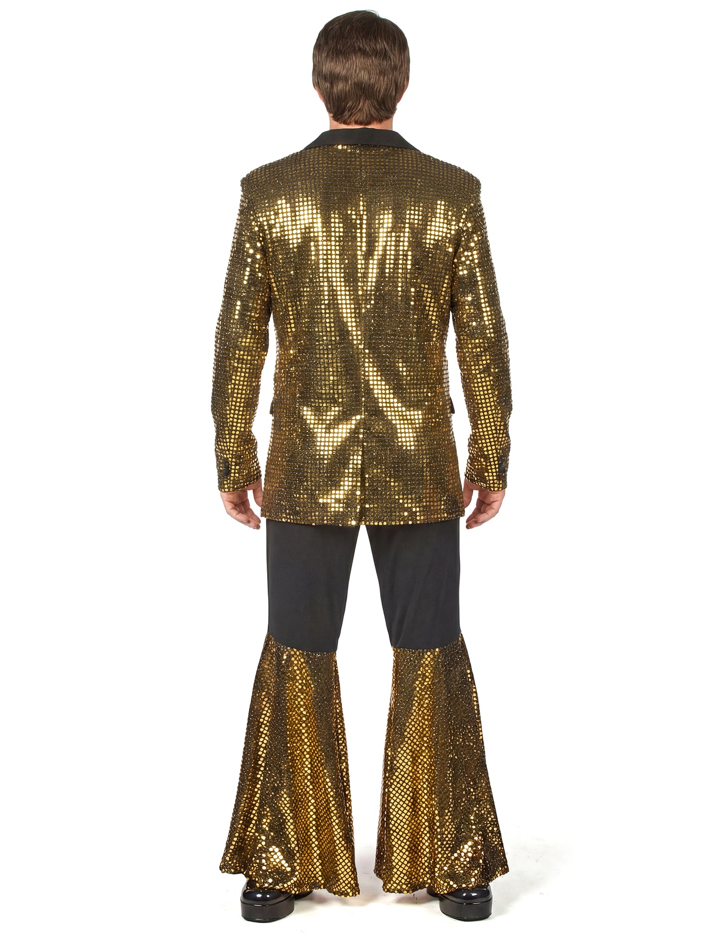 Déguisement disco or homme haut de gamme