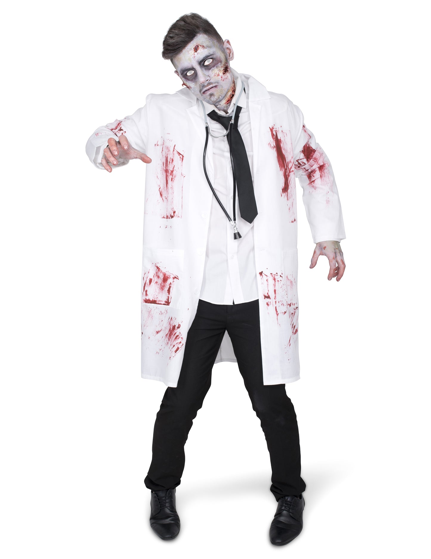 Zombificirani muški liječnik kostim