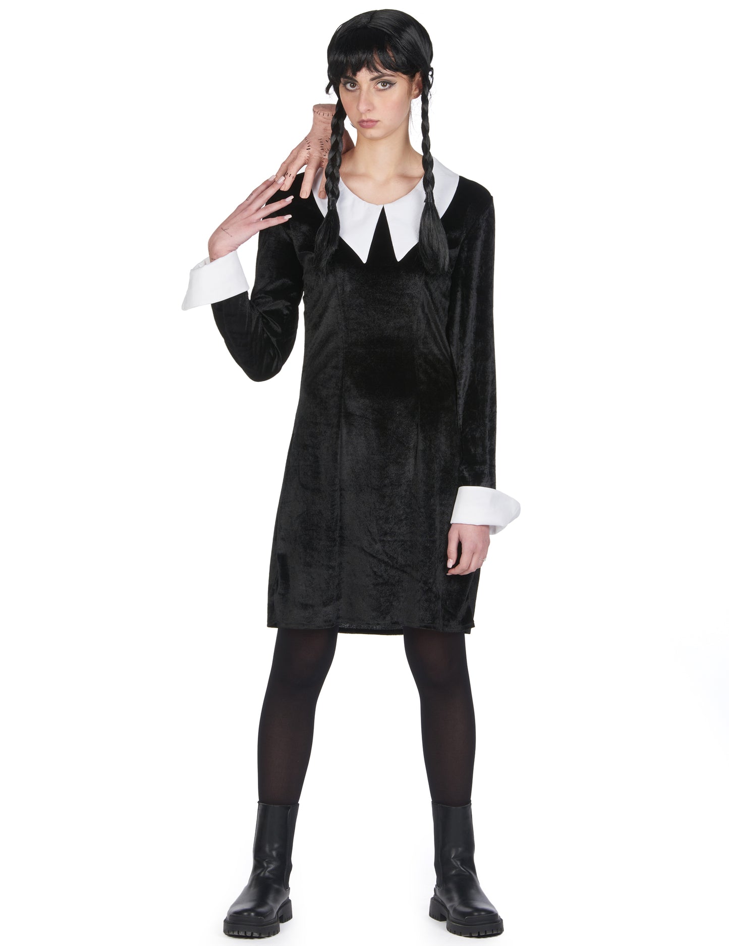 Crni baršunasti gotički baršuna