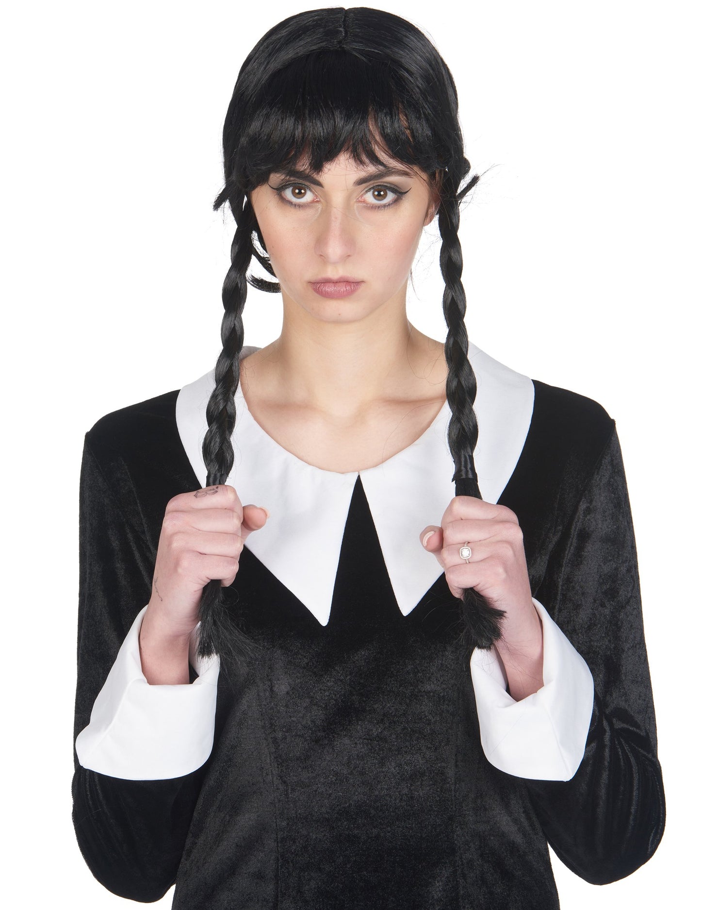 Crni baršunasti gotički baršuna