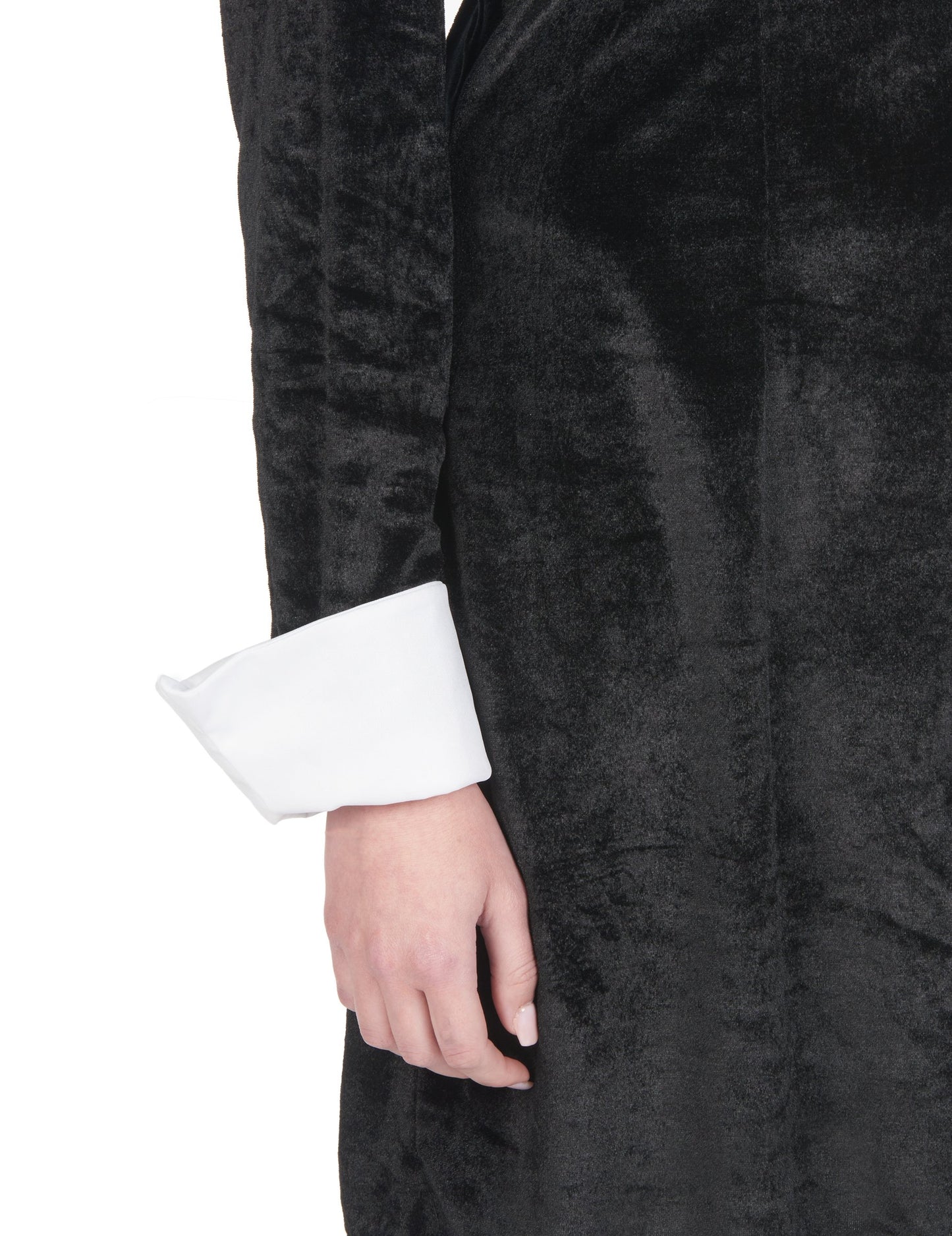 Crni baršunasti gotički baršuna