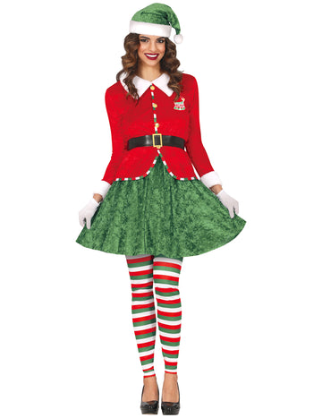Kostim božićnog vilenjaka za žene 