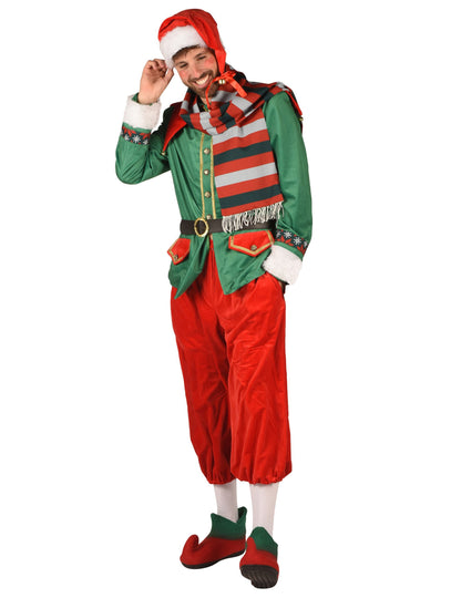 Luksuzni božićni kostim vilenjaka za muškarce