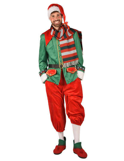 Luksuzni božićni kostim vilenjaka za muškarce
