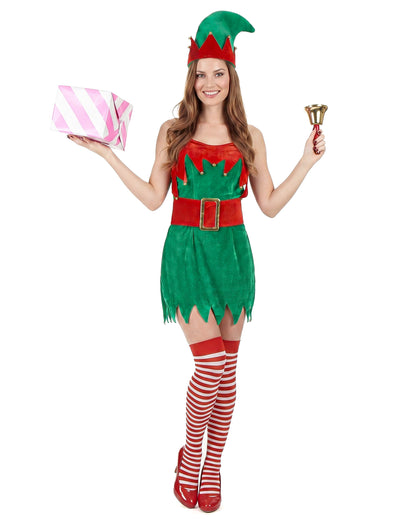 Seksi elf kostim za žene Božić