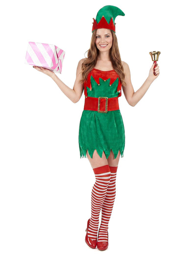 Seksi elf kostim za žene Božić