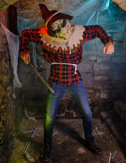 Strašilo kostim s luksuznom maskom za muškarce