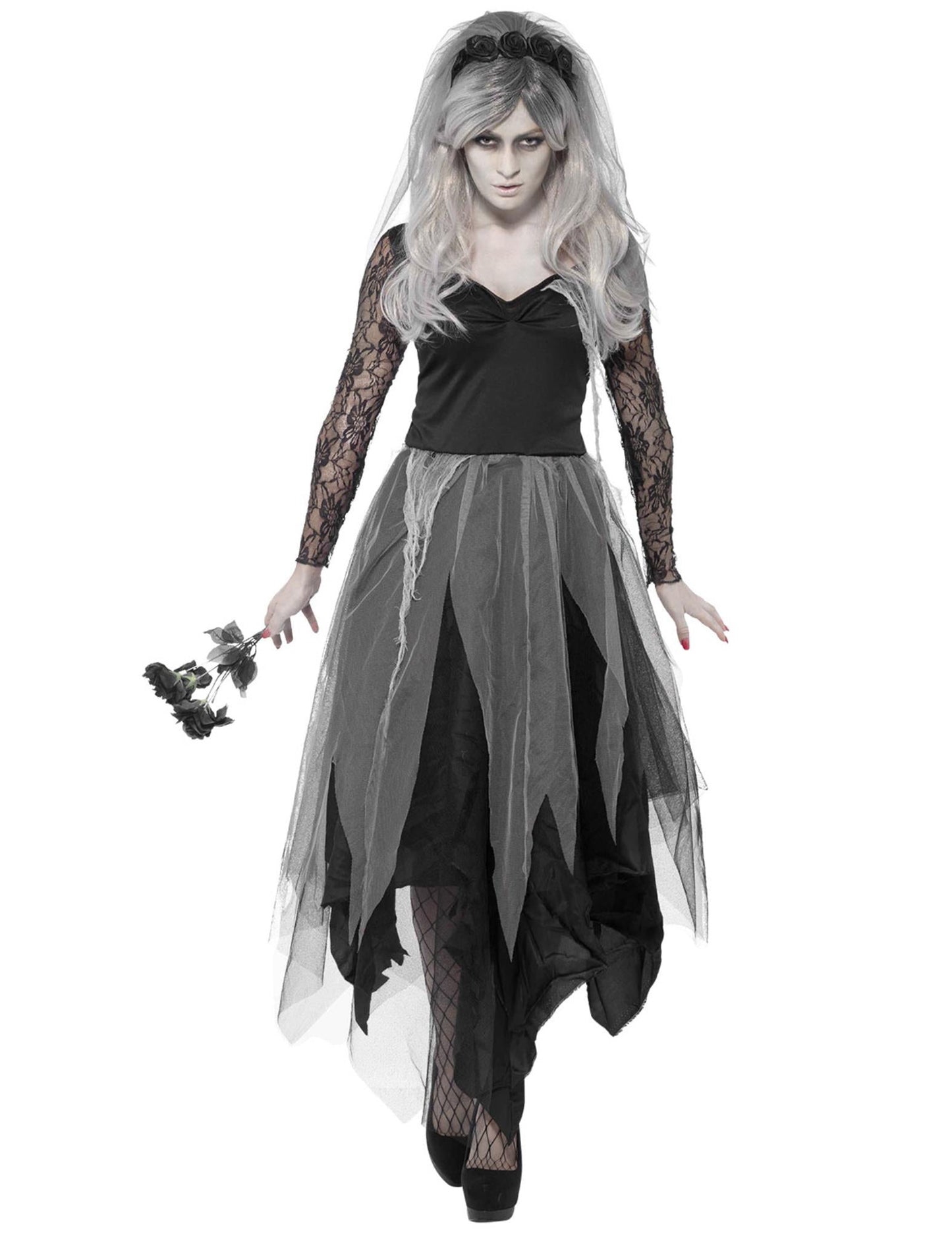 Crni oženjen duh prerušena žena Noć vještica