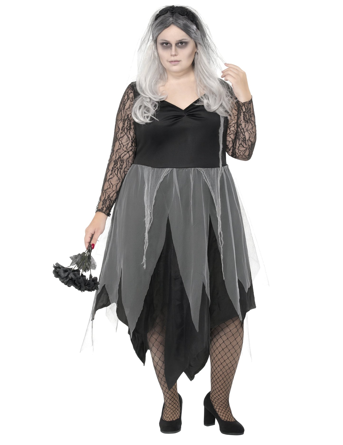 Crni oženjen duh prerušena žena Noć vještica