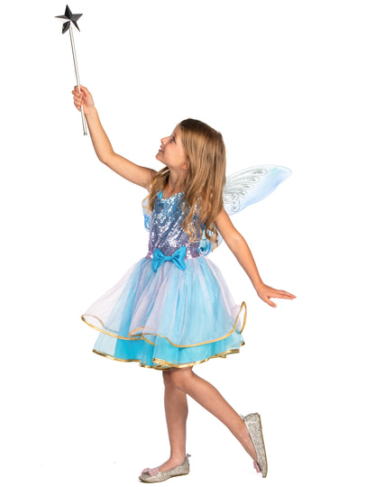 Ružičasta i plava djevojka prerušena