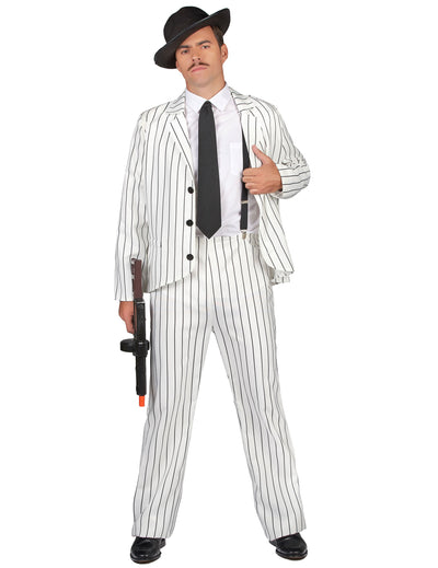déguisement gangster blanc homme