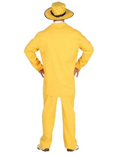 Odrasli žuti gangsterski kostim