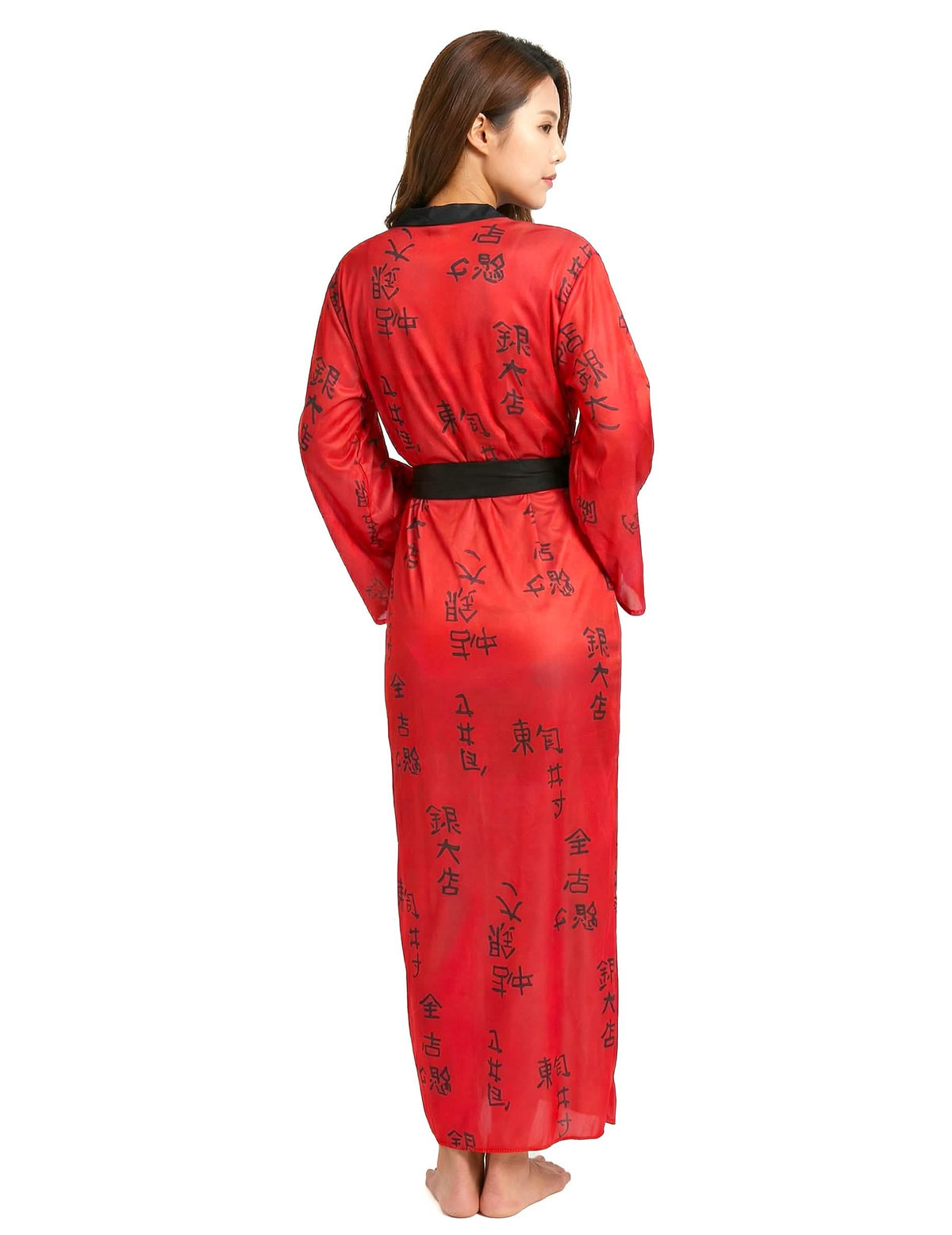 Stražnji pogled na geisha kimono kostim