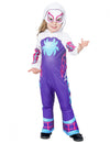 Déguisement Ghost Spider classique Spidey et ses amis extraordinaires pour enfant blanc violet et rose