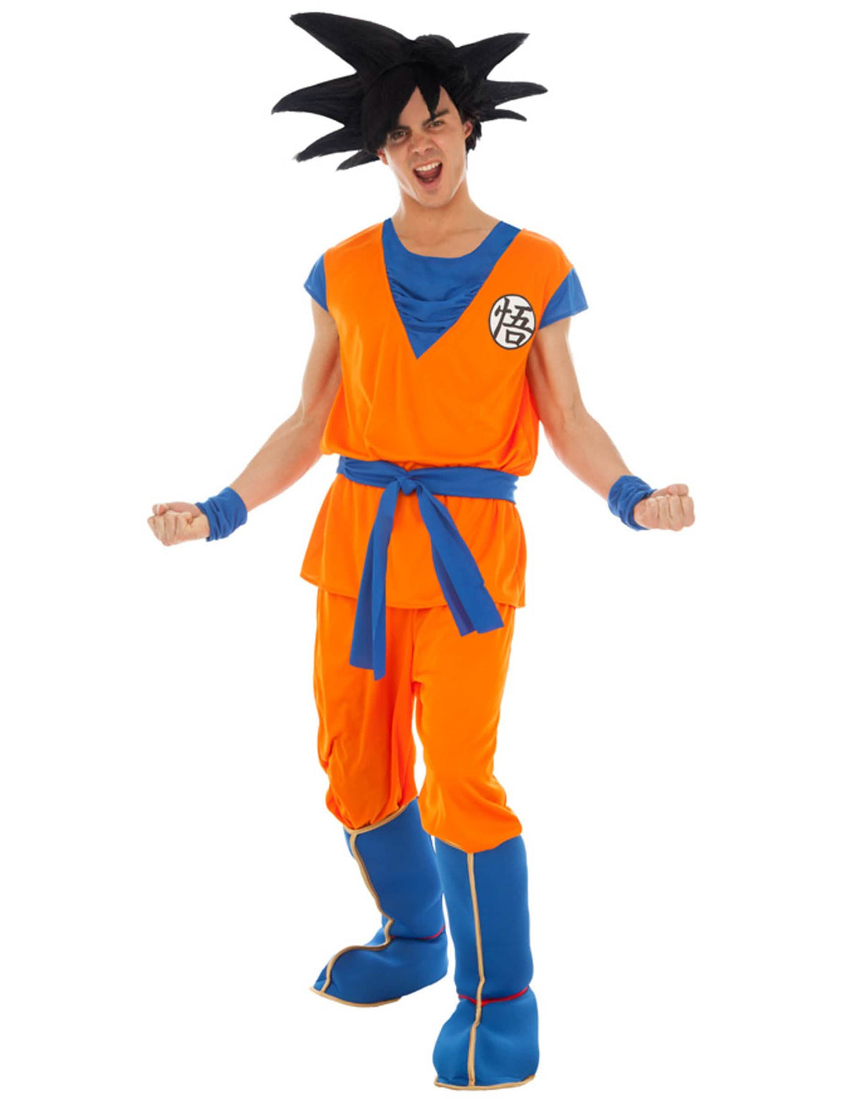 Kostim Goku Saiyan Dragon ball z™ za odrasli narančasta i plava