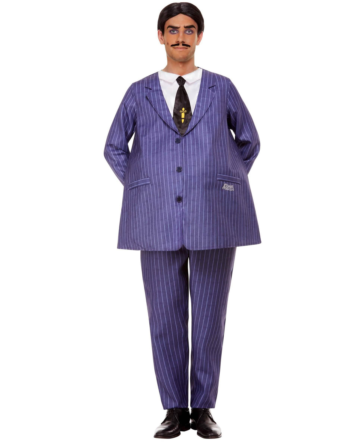Kostim Gomez Obitelj Addams™ za odrasli ljubičasta s bijelim prugama