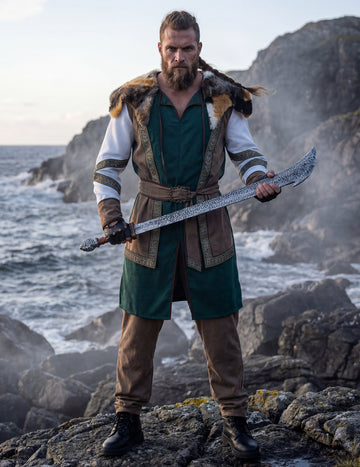 Deluxe vikinški ratnički kostim za muškarce