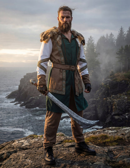 Deluxe vikinški ratnički kostim za muškarce