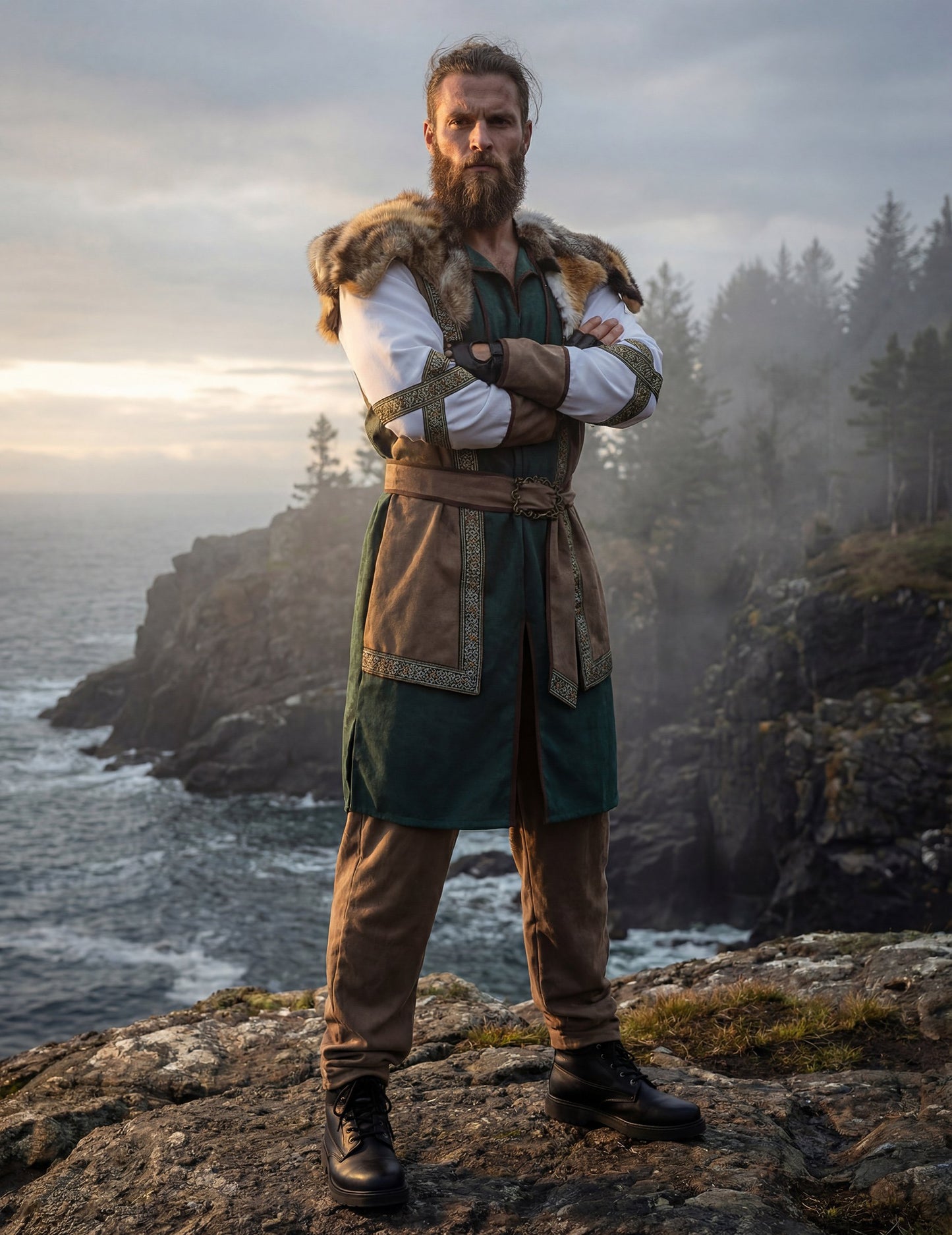 Deluxe vikinški ratnički kostim za muškarce