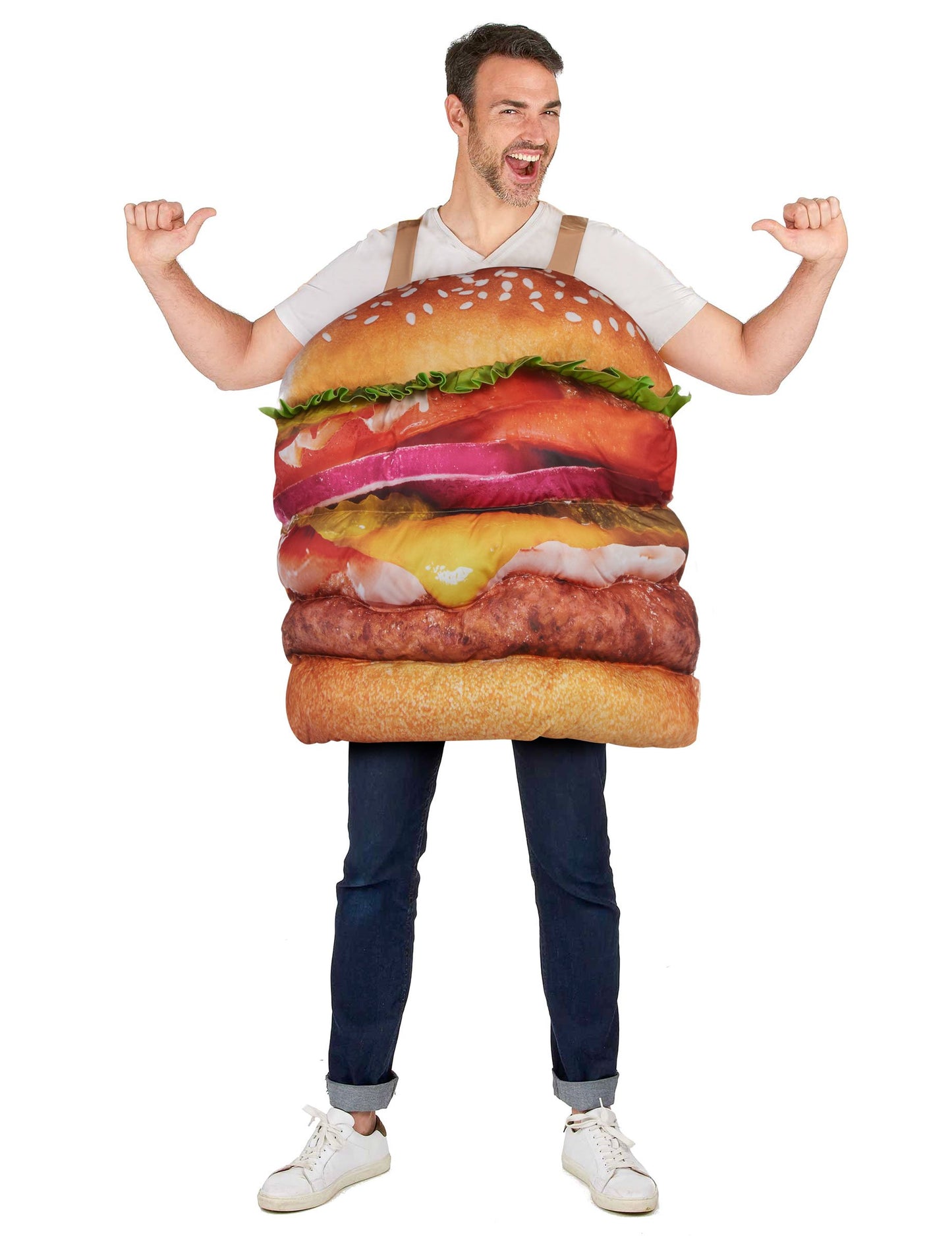 Odrasli realni hamburger kostim